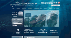 Desktop Screenshot of anglersmarinenc.com